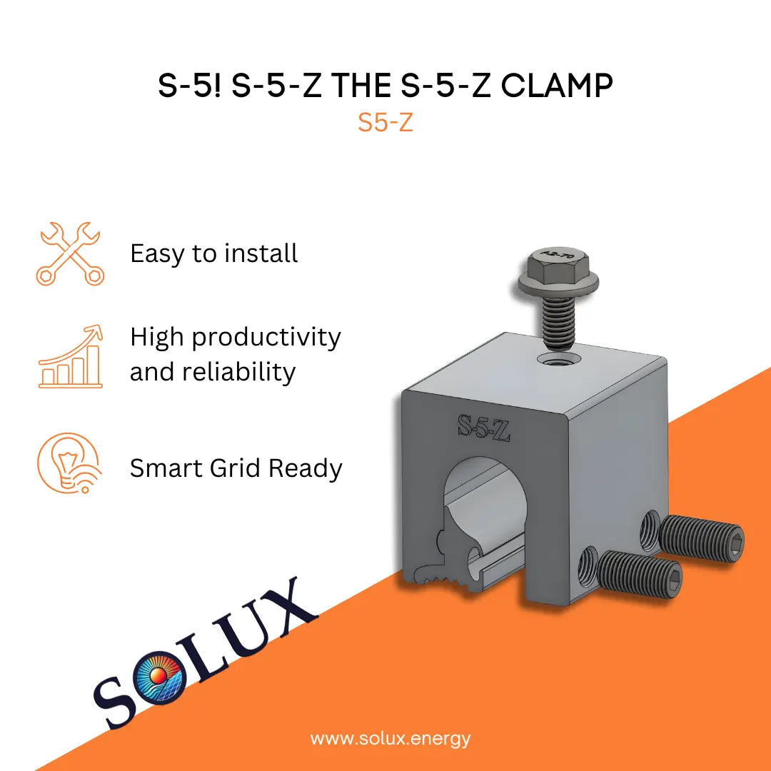 This is an image of S-5! The S-5-Z Clamp Zip Rib Metal Roofing